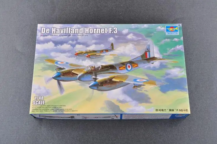 

Трубач 1/48 02894 De Havilland Hornet F.3