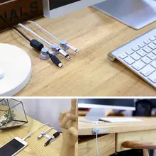 Magnetic Cable Clip for Data and USB Cables #3