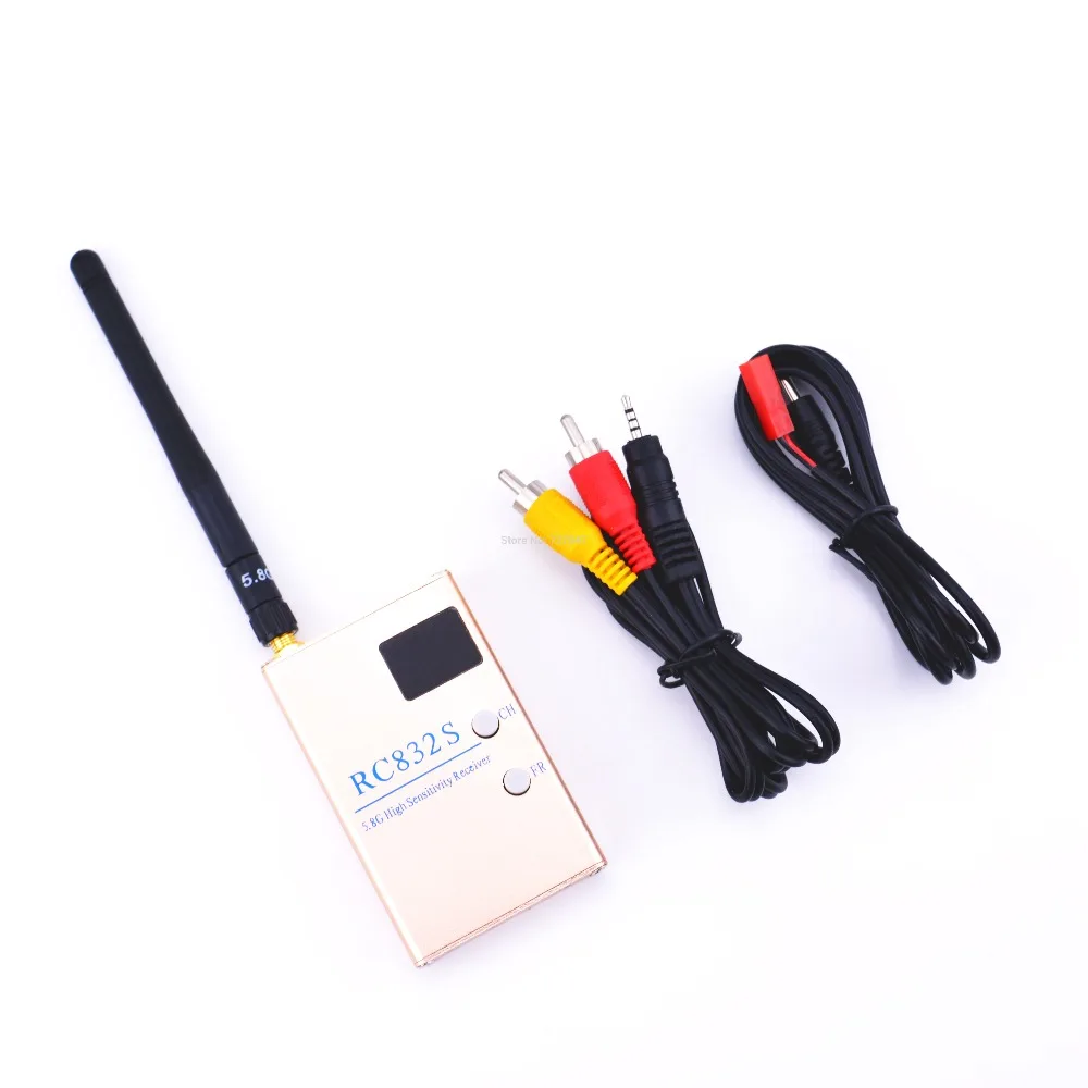 FPV 5.8Ghz 600mW RC832 RC832S 48CH Wireless receiver Rx Set for F450 S500 RC Racing Drones Plane