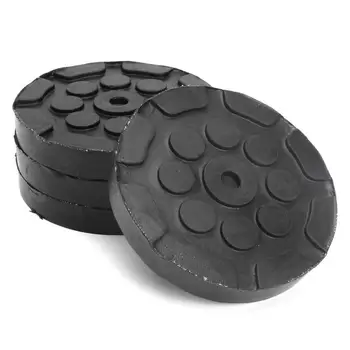 Car accessories 4pcs round rubber sleeve pads for car auto jack lift Dia 120mm thick 25mm