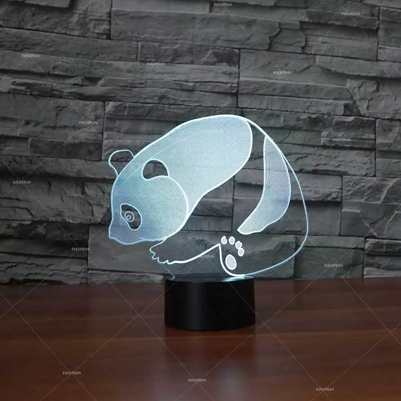 

National Treasure 3d Light Fixtures Birthday Gift 3d lamp Luminescent Discolored Bedside With Led Night Light