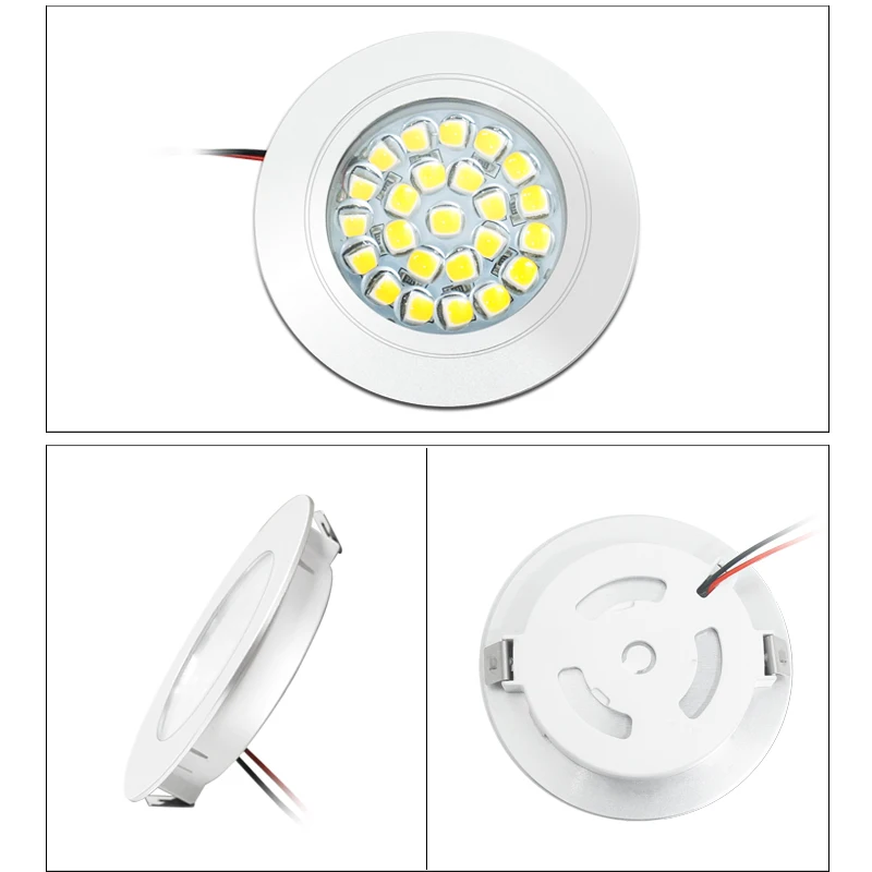 Foco LED ultradelgado, miniluz descendente de 12V, utilizado en el techo interior de la cocina, Gabinete de la sala de estar incorporado