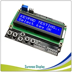 162 16X2 1602 Character LCD Module Display Screen LCM LCD Keypad Shield for Arduino Duemilanove UNO MEGA2560 MEGA1280