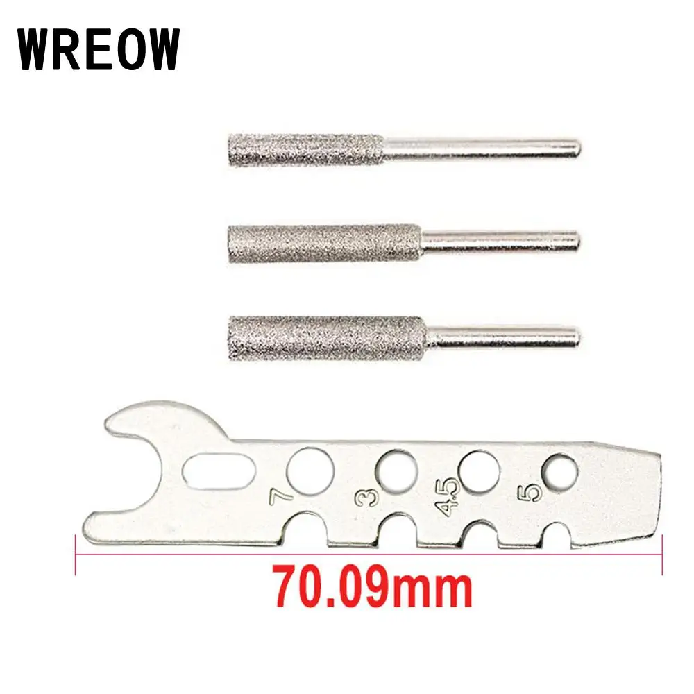 

4PC/set Saw Tooth Sharpening Attachment electric Sharpener Guide Drill Adapter Style for Rotary Grinding Power Tool accessories