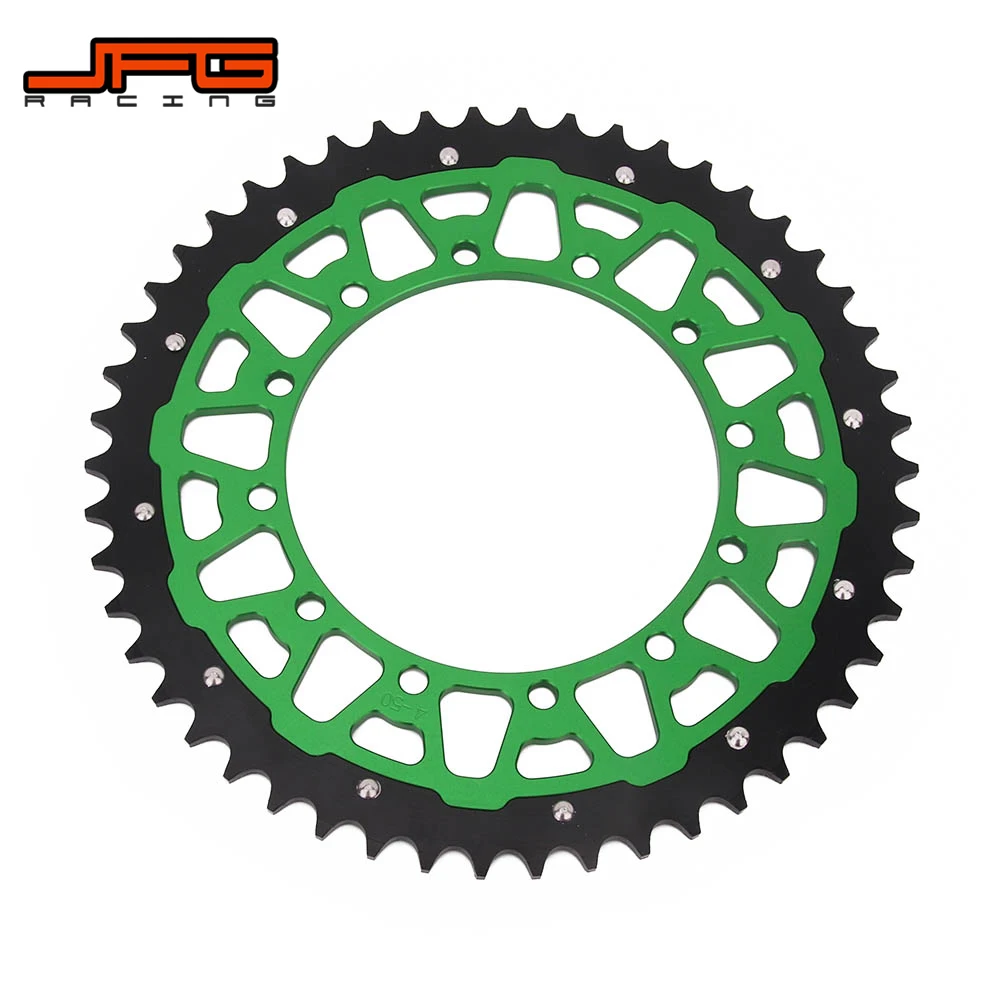 42T 48T 49T 50T 51T Rear Chain Sprocket For KAWASAKI KDX200 KDX250 KLX250 KLX300R KLX450R KLX650 KX125 KX250 KX250F KX450F KX500