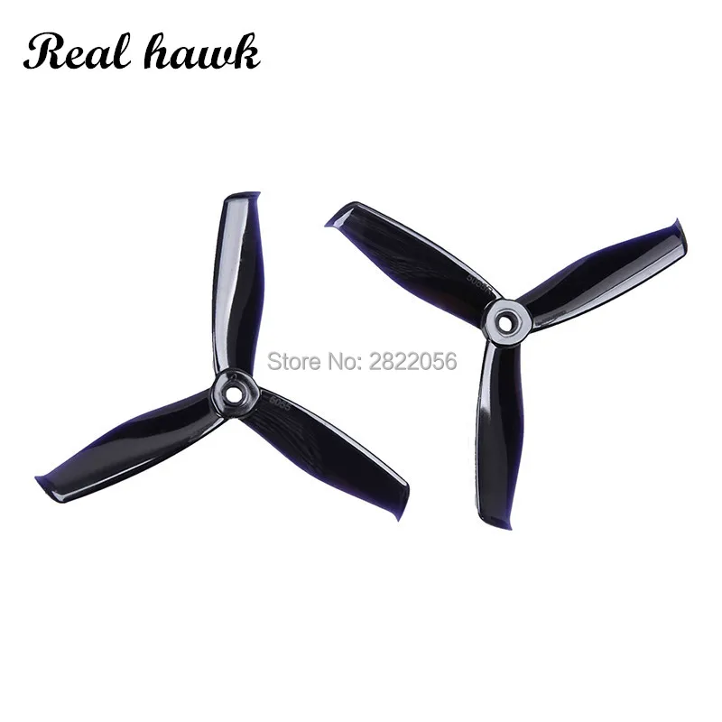 4pair 5 colors Gemfan 5055 5.0x5.5 FPV PC 3 propeller Prop Blade CW CCW shaft through the machine more special motor 2205-2306