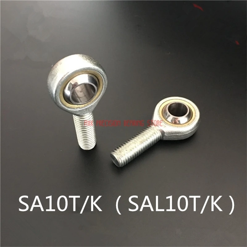 

2023 New 4pcs Sa10t/k Pos10 10mm Right Hand Male Outer Thread Metric Rod End Joint Bearing Free Shipping Sa10 Sal10/t/k Sal10