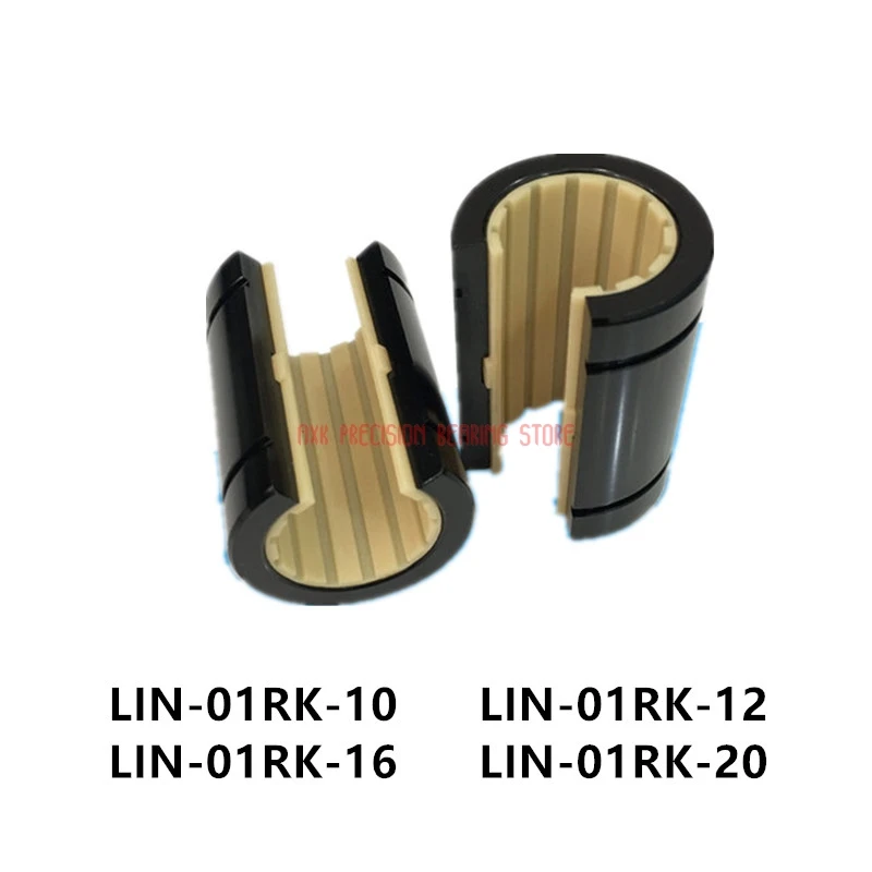 Cnc Router Parts Linear Rail AXK Open Plastic Linear Bearings / Plain Lin-01rk-10 Lin-01rk-12 Lin-01rk-16 Lin-01rk-20