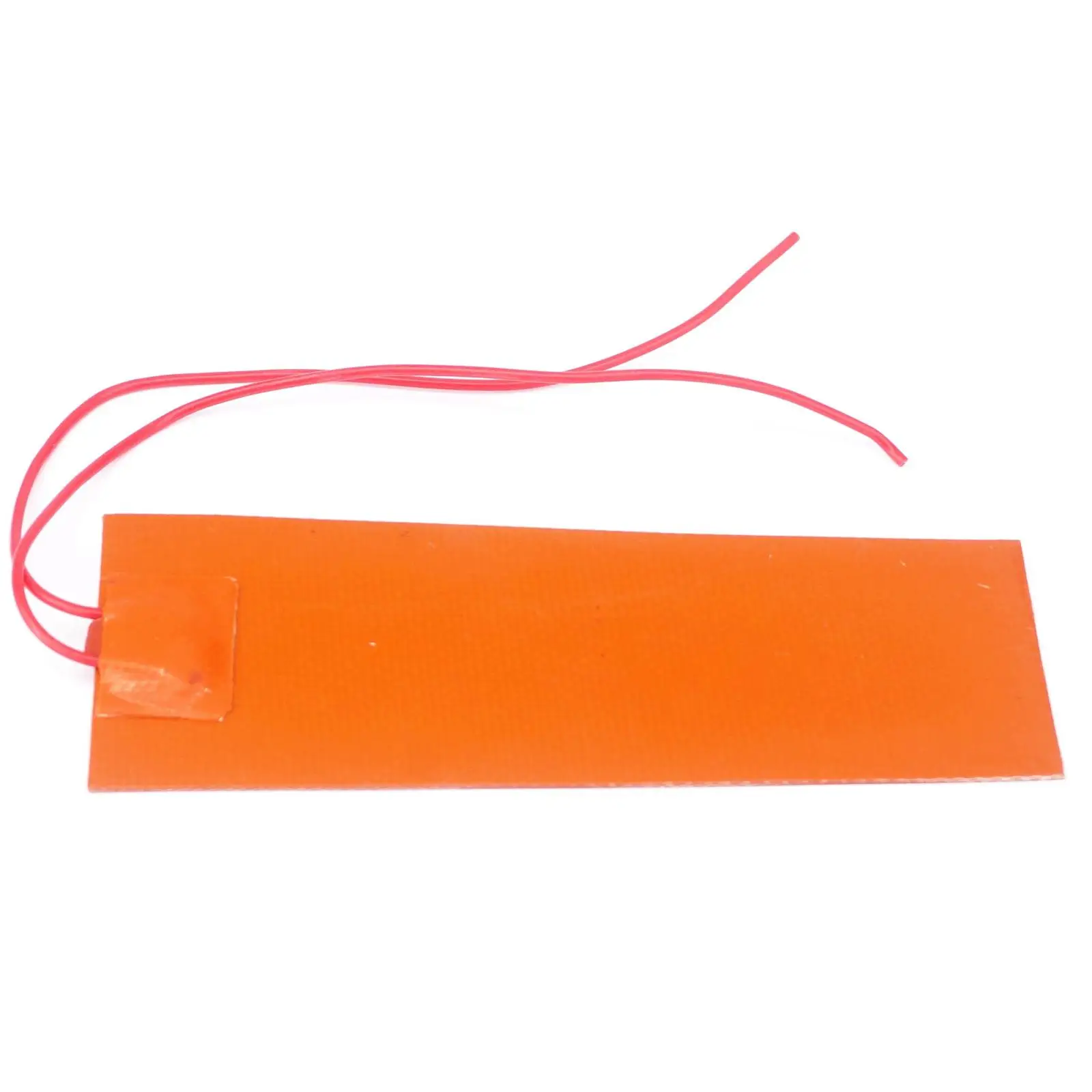 12V DC 50x150mm 20W Rectangle Flexible Waterproof Silicon Heater Pad For Oil Tank