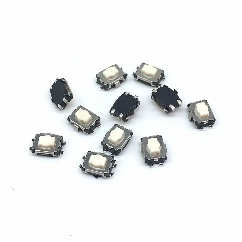 20pcs/lot 4.7*3.5*2.5mm 4 Pins Plum Blossom Little Turtle Light Touch Switch 4.7x3.5x2.5mm Tiny buttons Micro Push Button Switch