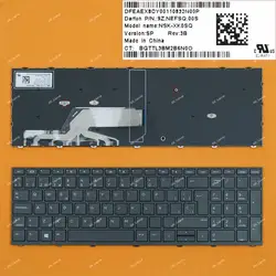 New Spanish Teclado Keyboard For HP Probook 450 G5 455 G5 470 G5 Laptop, Black Frame Black, No Backlit