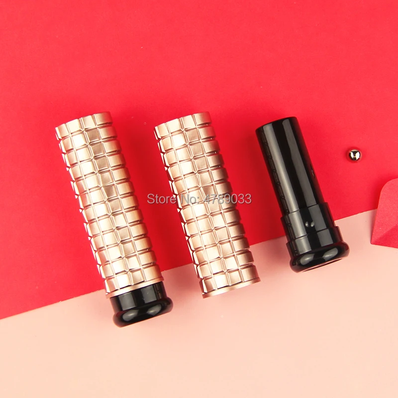 10/30/50pcs Empty Cosmetic Containers Lipstick Tube Champagne Round Lipstick Tubes DIY 12.1mm Cream Jars Cosmetic Packaging