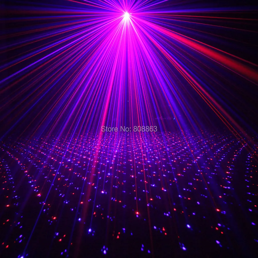 ESHINY Mini R&B Full Stars Pattern DJ laser Projector Remote Lighting Dance Disco Bar Party Xmas Effect Stage Light N85B40