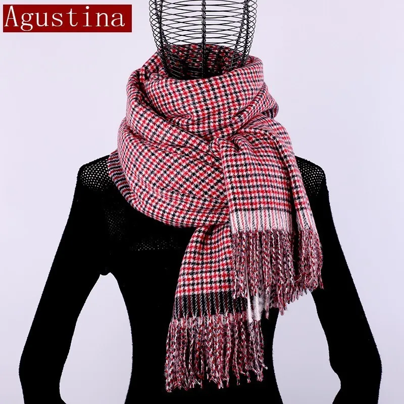 winter cashmere scarf Lattice tassel women wool shawl hijab luxury for ladies long scarves thick oversize pashmina sjaal echarpe