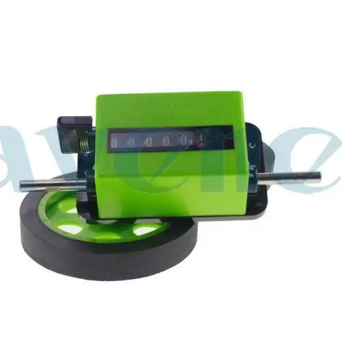 Plastic Yards Counter Mechanical Length Counter Rolling Wheel Drive Ratio:1:3 For Pringting/Artificial Leather