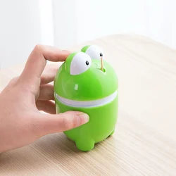 Home Press Automatic Toothpick Container Cute Cartoon frog Toothpicks holder Creative Toothpick Box Automatic Toothpick Holder