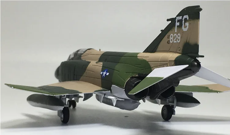 New Special Offer Die-cast Metal 1/100 US Army F-4C Ghost Fighter Static Desktop Display Collection Model Toys For Children