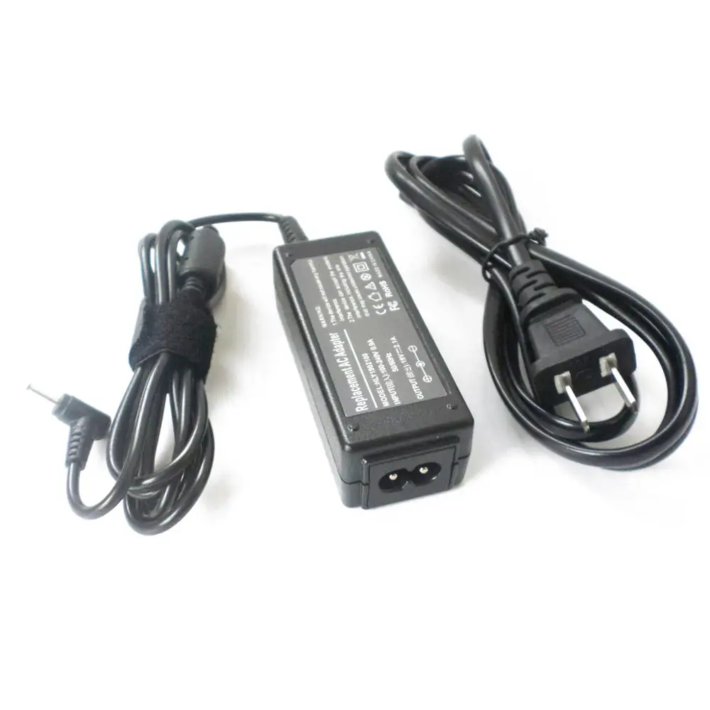 

40W Netbook AC Adapter Battery Charger For ASUS Eee ac979 1008P 1201 1016P 1018P 1025C 1101H 1201K 1201N 1201T Power Supply Cord