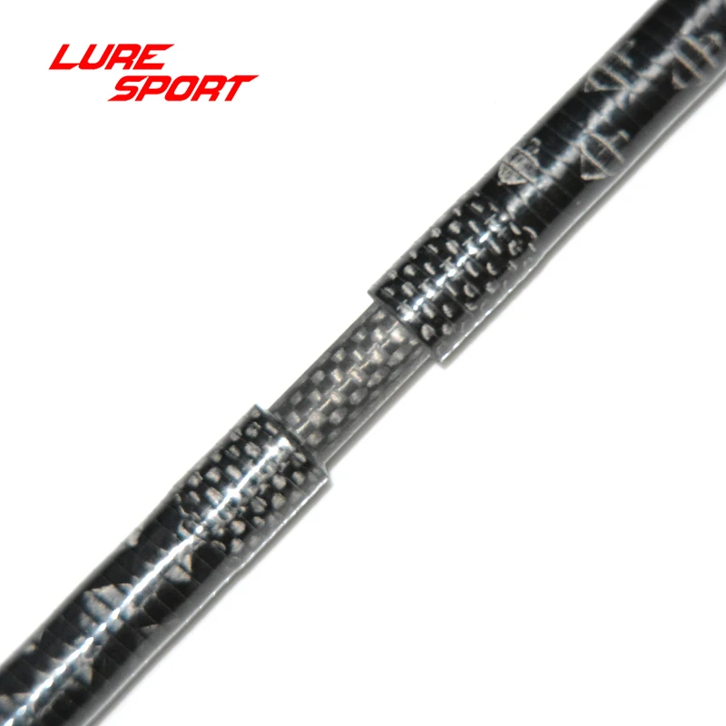 LureSport 1.98m 2.1m 2.4m Rod blank 1K woven carbon joint X cross Toray carbon 2sections Rod Building component Repair DIY