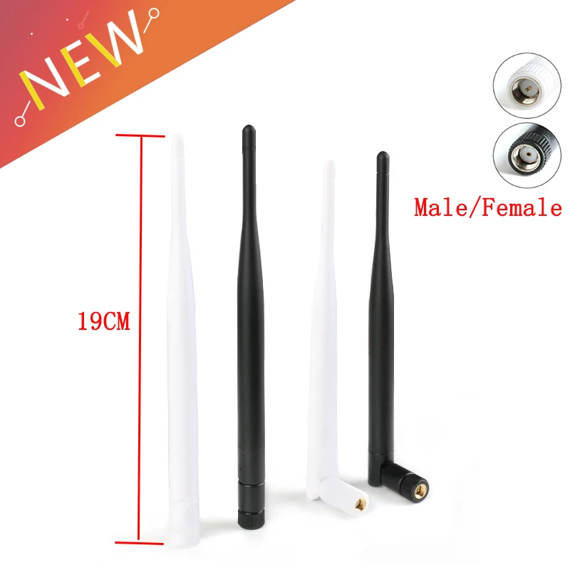2.4GHz 6dBi Omni WIFI antena 2.4G antena RP-SMA Bluetooty mężczyzna kobieta złącze routera bezprzewodowego IEEE WLAN/WiMAX/MIMO