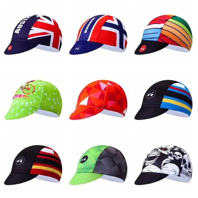 Cycling Caps Men Women 100%Polyester Bike Headwear MTB Bicycles Team Sports Hat Bandanas Gorra Ciclismo Australia canada