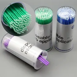 Kimcci-brochas desechables para maquillaje, 10x100 piezas, microrímel, hisopo de algodón, extensión de pestañas, herramientas de eliminación Individual