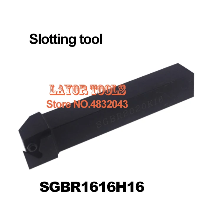 SGBR1616H16/32 16*16 مللي متر الخارجية الحز تحول الشق أداة حامل ل المخرطة CNC آلة قطع وتطرق مجموعة أداة حامل