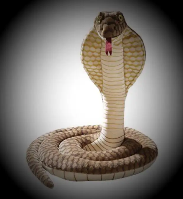 

Play Simulation Cobra Simulation Snake Body Can Bend Lint Toys Doll Doll