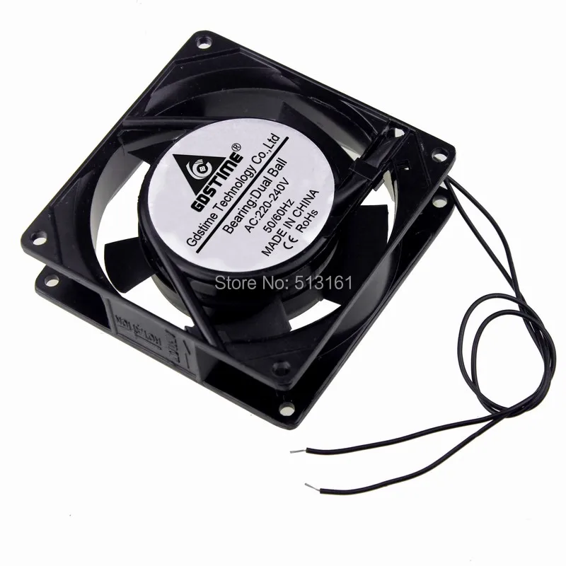 5 stücke Gdstime 90mm 9 cm Kugellager Ventilator Fan AC 220 v 240 v Fan Exhasut Fan 92mm 92mm x 25mm AC Axial Fan