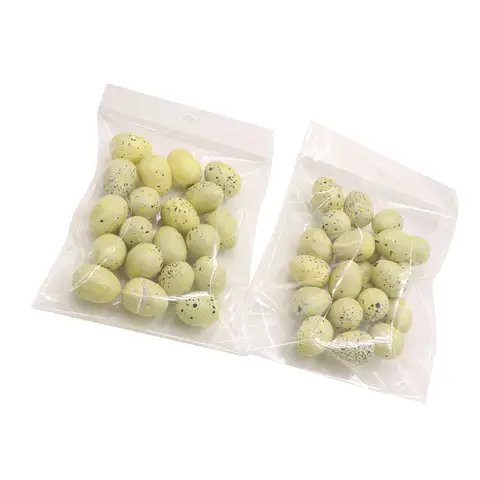 20x Uova di uccelli artificiali artificiali fatte a mano Uova di uccelli maculate Micro-paesaggio fai da te Decorazione domestica Artigianato d'arte fatto a mano