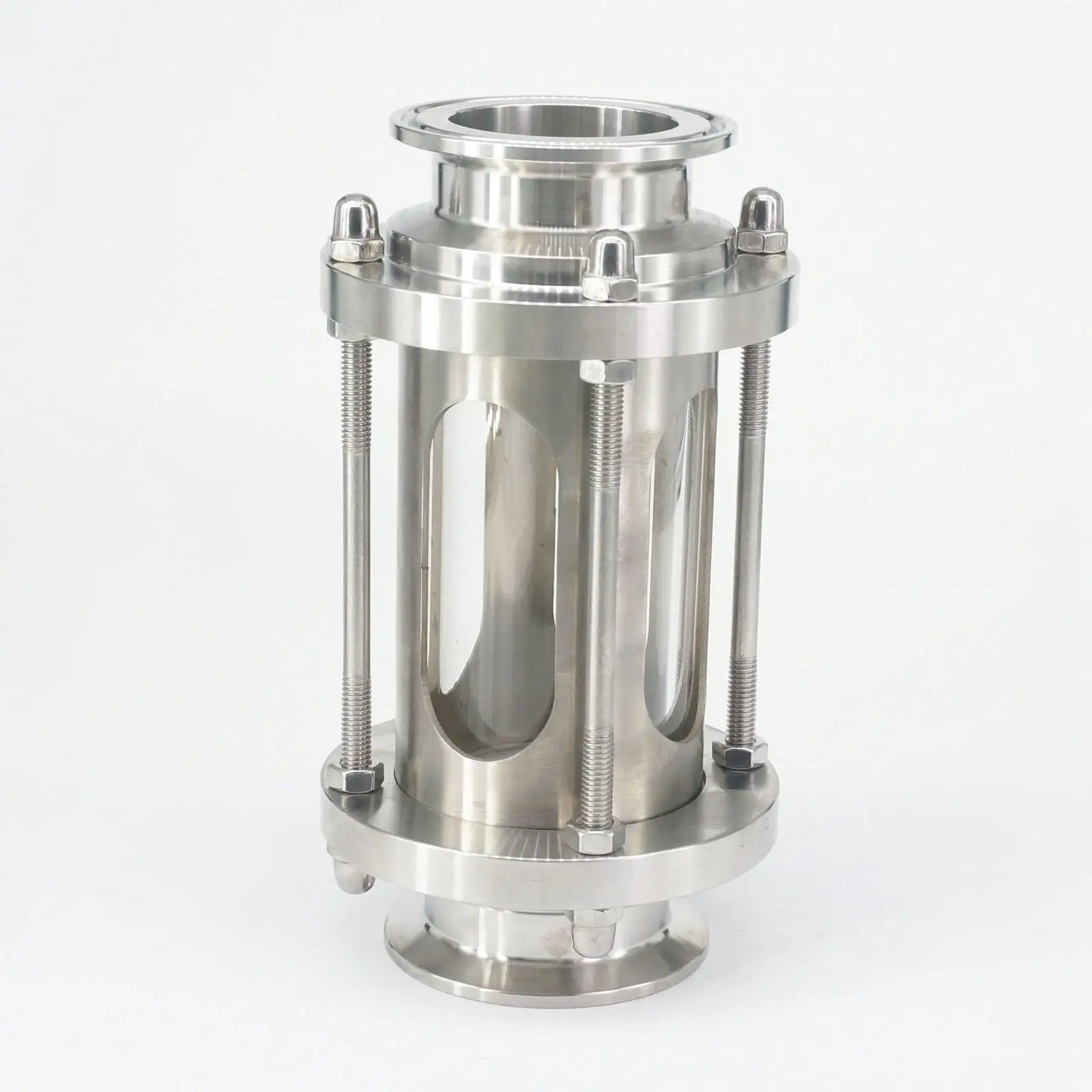 

Special Sale Fit 45mm Pipe OD 2" Tri Clamp SUS304 Sanitary Flow Sight Glass Dipoter With Cover For Homebrew 1 Mpa