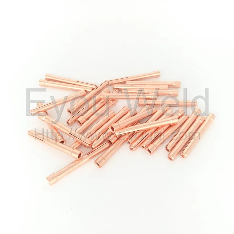 30ps Collect 50mm For Arc Weld/TIG WP17 WP18 WP26 Torch [10N21-0.5/10N22-1.0/10N23-1.6/10N23M-2.0/10N24-2.4/10N25-3.2/54N20-4.0]