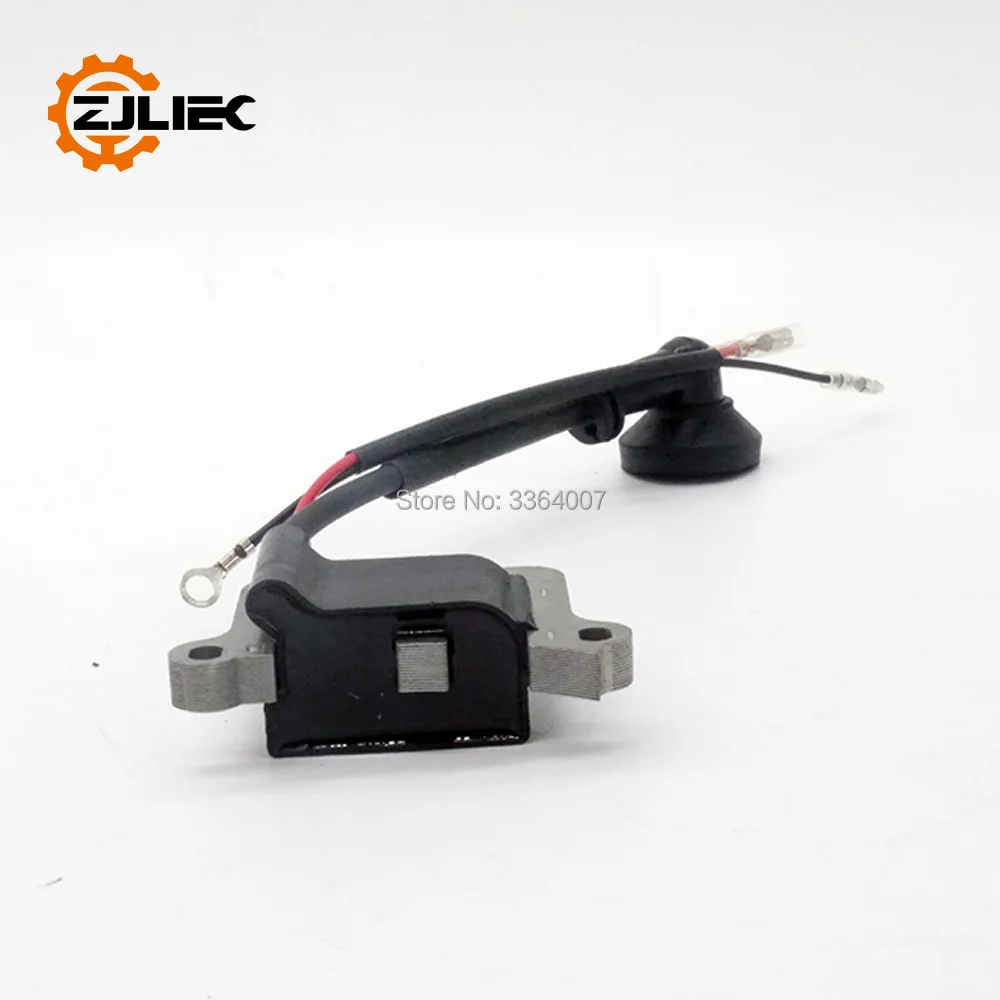 1E48F ignition coil fit for 63cc brush cutter grass trimmer 48 engine 48F grass cutter mower ignition coil