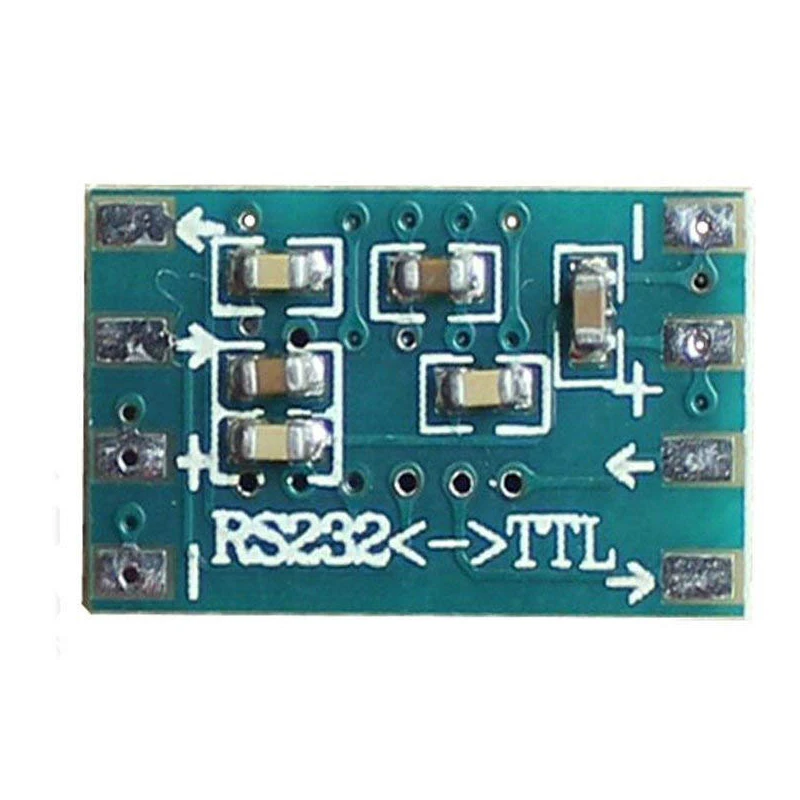 10pcs/lot Mini RS232 - TTL Converter Module Board Adapter MAX3232 120kbps 3-5V Serial Port Transfer Board