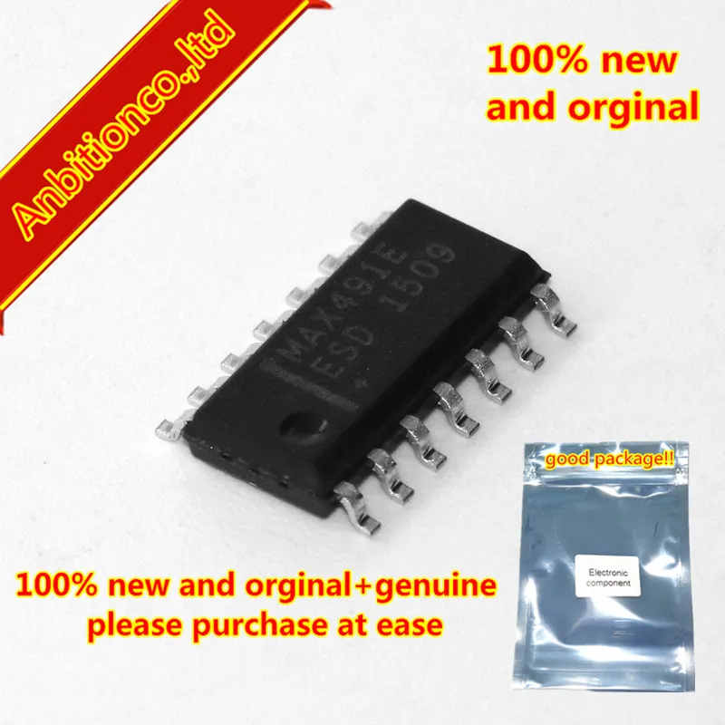 

5pcs 100% New original MAX491EESD+T RS-485RS-422 in stock