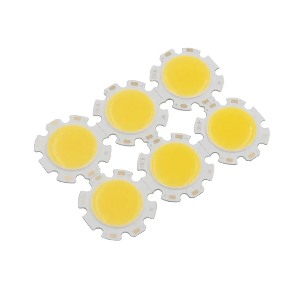 10pcs/lot Hot sale 28mm 20mm Round Aluminum LED COB Light Source Module 3W 5W 7W 10W 12W COB bulb lamp Flip chips for spotlight