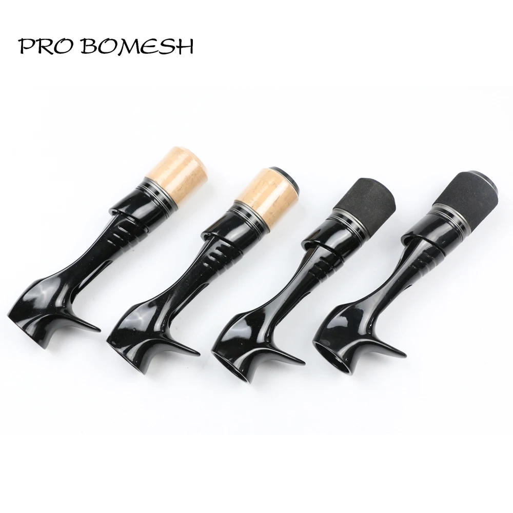 Pro Bomesh 1Set 3A Grade Cork or EVA Locking Nut Casting Reel Seat Set DIY Rod Building Component Repair Accessory