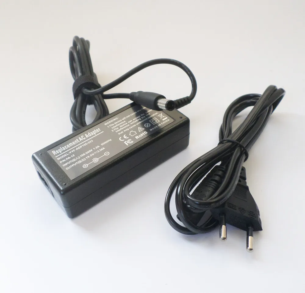 Laptop AC Adapter Power Charger Plug FOR DELL INSPIRON 15(3520) 15(1564) 15(1545) 9300 9400 6000 6000D 6400 19.5V 3.34A 65W NEW