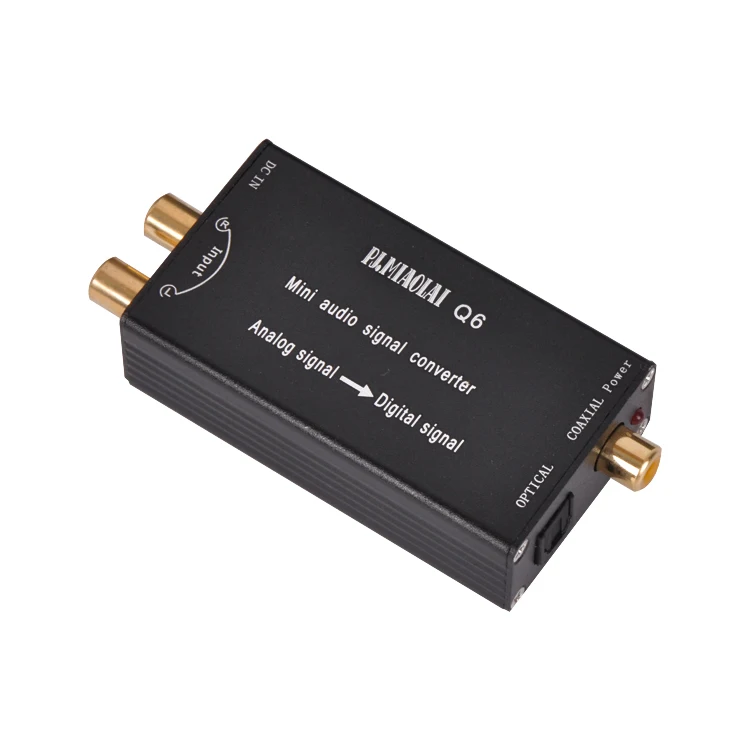 

Q6 RCA analog signal conversion digital fiber coaxial signal output mni Portable DAC