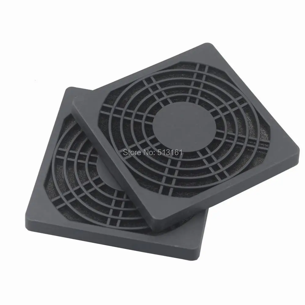 20 cái/lô Gdstime 8 cm 8 mét Nhựa Lọc Cooler Fan PC Chống Bụi Meshy Lọc Đen Trường Hợp Fan Hâm Mộ Nướng Bìa