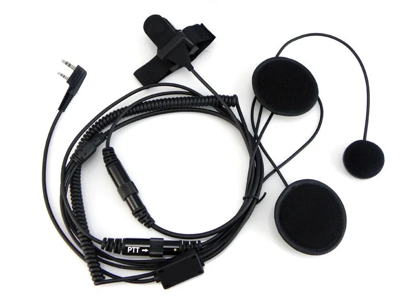 Motorcycle Helmet Headset Full Face Headphone PTT Mic for Walkie Talkie  Kenwood Baofeng UV5R UV5RH BF888S F22 Portable Radio - AliExpress 509