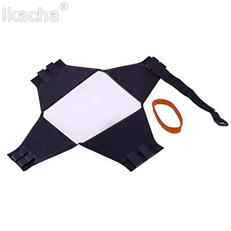 การถ่ายภาพ Flash Softbox Diffuser Mini Softbox Kit กล้องถ่ายภาพแบบ Soft Box แฟลชสำหรับ Canon EOS สำหรับ Nikon ความเร็ว