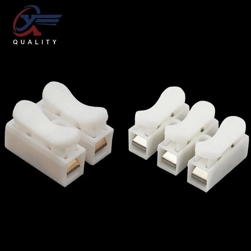 

10pcs/30pcs/50pcs lot 2/3 Pins Electrical Cable Connectors CH-2/CH-3 Quick Splice Lock Wire Terminals