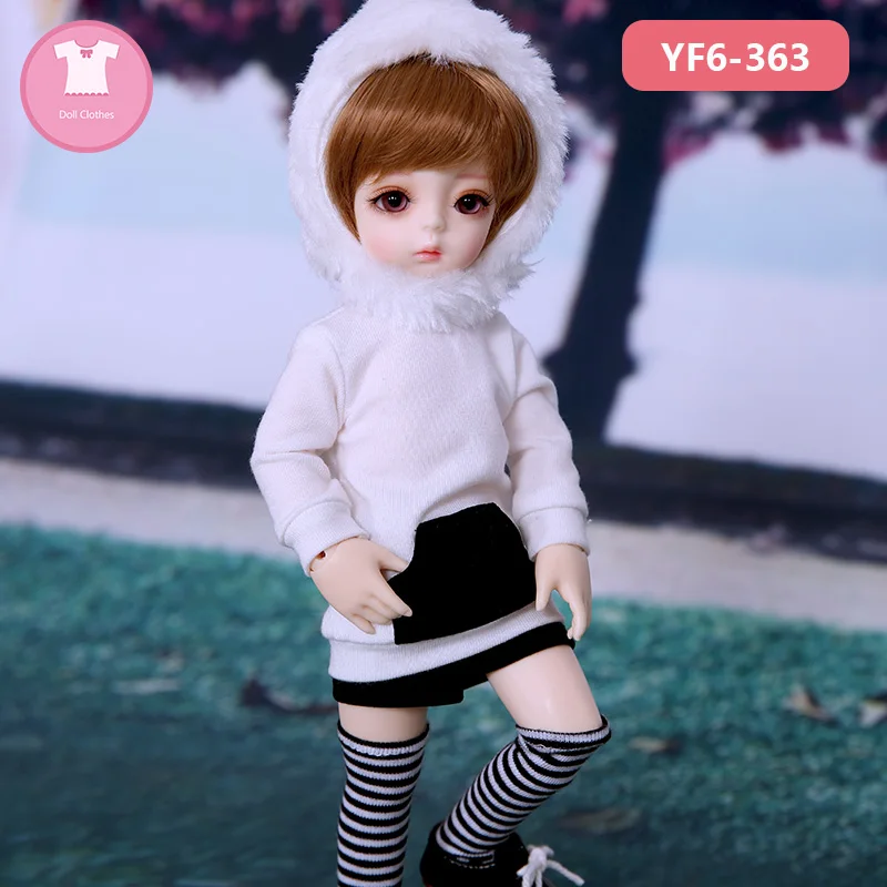 BJD SD Doll Clothes 1/6 Fashion Floral Dress Lace Bow Style For Miadoll Soo YF6 to 122 Doll Accessories