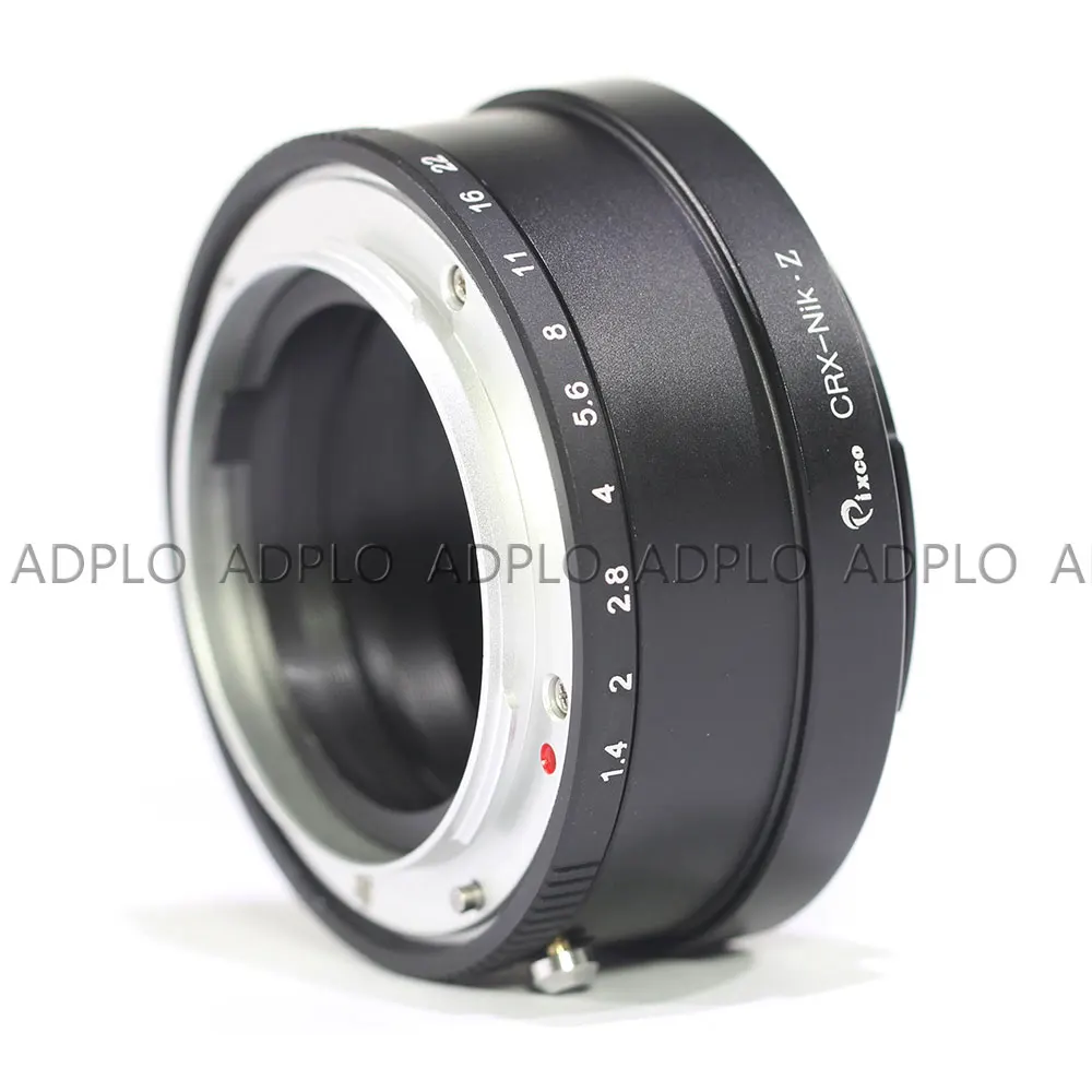 Pixco-anillo adaptador de montaje para lente CRX-Z6 Z7, compatible con Contarex CRX, Nikon Z, Z6 Z7