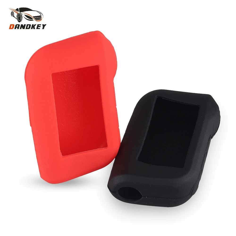 Dandkey Keychain Cover Silicone Case Prefect For Starline A93 A63 LCD 2-drożny pilot samochodowy do nadajnika A93 A63