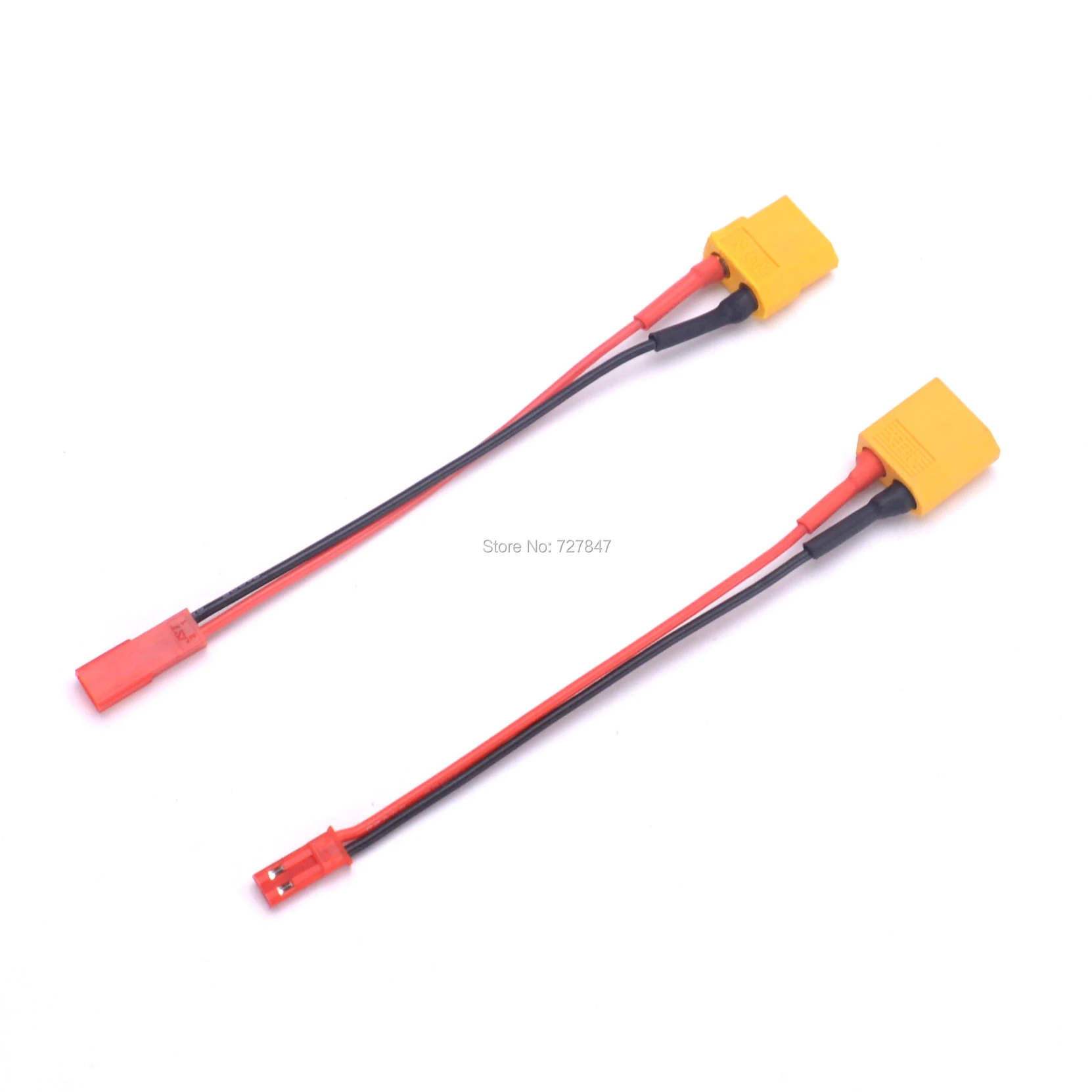 XT60 Mannelijke/Vrouwelijke Connector Jst Plug Charger Adapter Lipo Batterij Model Opladen Adapter Converter Lood 22AWG