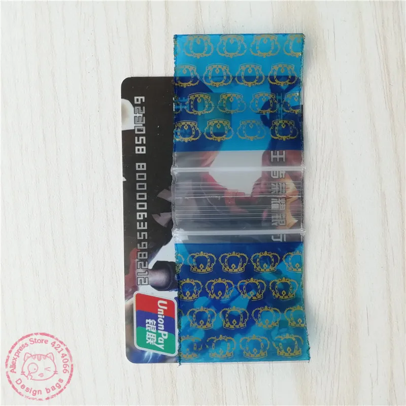 1515 Design Mini Ziplock Bags 100 Royal Gold Crown 1.5" X 1.5" Plastic Print Bags T05 - view 4