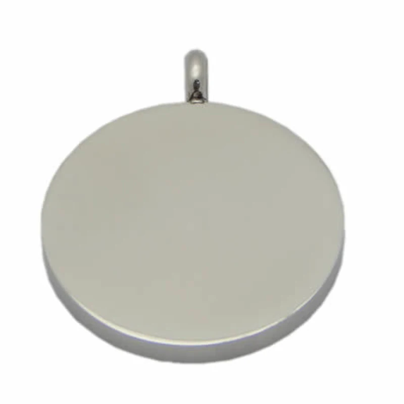 Beadsnice 35981Psmt17 Stainless Steel 1 Inch Pendant Tray Setting 25mm Blank Pendant Tray Hole 3mm Round Bezel Cabochon Setting