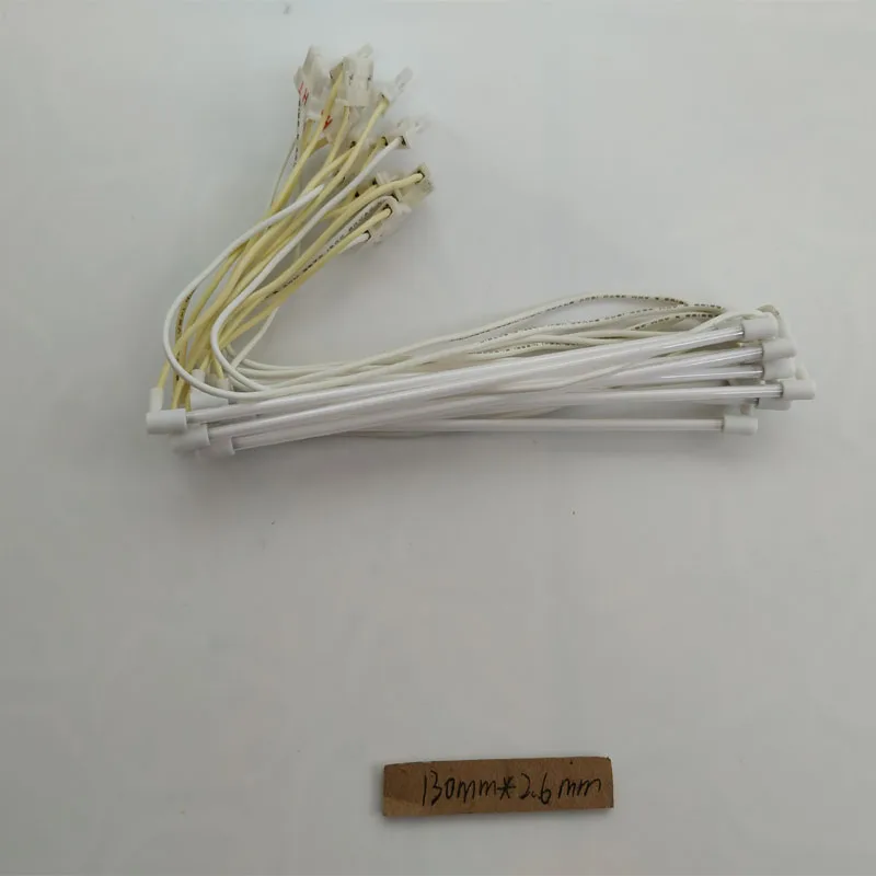 

10PCS/Lot 2.6MM*130MM 5.7" CCFL Lamp Tube Code Cathode Fluorescent Backlight With Cable for LCD Screen